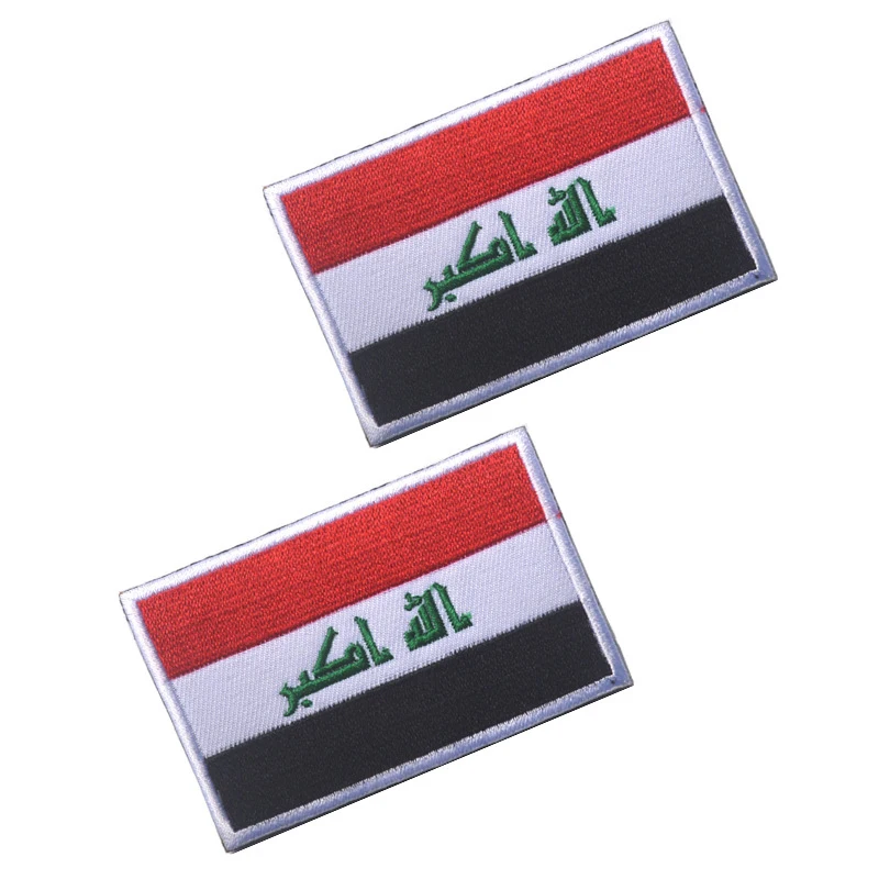 Embroidered Iraq Flag Patch Tactical 3D Patches Combat Badge Fabric National Flags Armband Badges for hat, jakect
Embroidered Iraq Flag Patch Tactical 3D Patches Combat Badge Fabric National Flags Armband Badges for hat, jakect