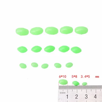 100 Pcs Rubber Oval Luminous Fishing Beads Green Large hard Glow Beans Sabiki Snapper Rig 5mm/8mm/10mm
100 Pcs Rubber Oval Luminous Fishing Beads Green Large hard Glow Beans Sabiki Snapper Rig 5mm/8mm/10mm
