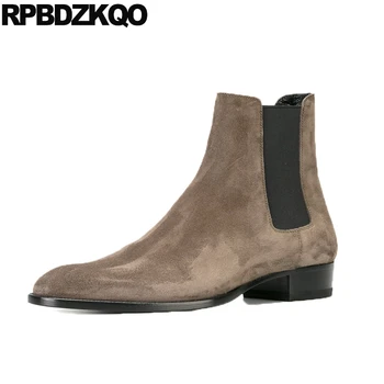 handmade mens pointed toe dress boots suede plus size slip on chelsea ankle short autumn genuine leather formal korean shoes
handmade mens pointed toe dress boots suede plus size slip on chelsea ankle short autumn genuine leather formal korean shoes