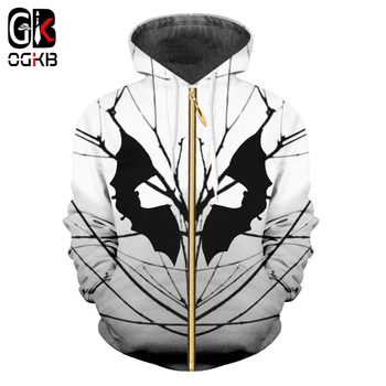 OGKB New 3D Printed Zip Hoodies Dark Night Bat Animal Coat Open Country Branch Halloween Man Clothing Oversized 5XL
OGKB New 3D Printed Zip Hoodies Dark Night Bat Animal Coat Open Country Branch Halloween Man Clothing Oversized 5XL