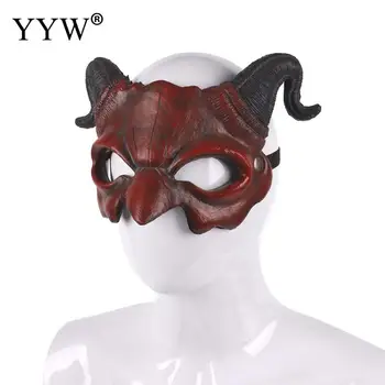 Cartoon Demon Mask With Horn Halloween Party Mask Mascaras Cosplay Halloween Scary Masker Carnival Masquerade Eye Mask Props
Cartoon Demon Mask With Horn Halloween Party Mask Mascaras Cosplay Halloween Scary Masker Carnival Masquerade Eye Mask Props