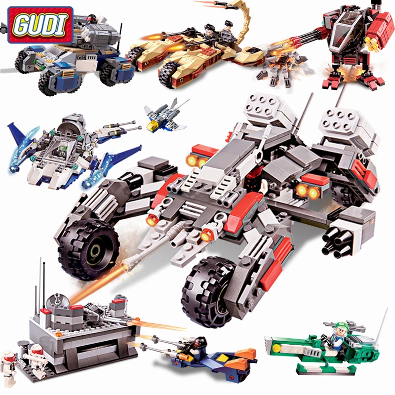 Compatible Legoes Educational Building Blocks Fighter Tank Chariot Robot Aircraft Model Assemble Bricks Toy For Children Gift
Compatible Legoes Educational Building Blocks Fighter Tank Chariot Robot Aircraft Model Assemble Bricks Toy For Children Gift