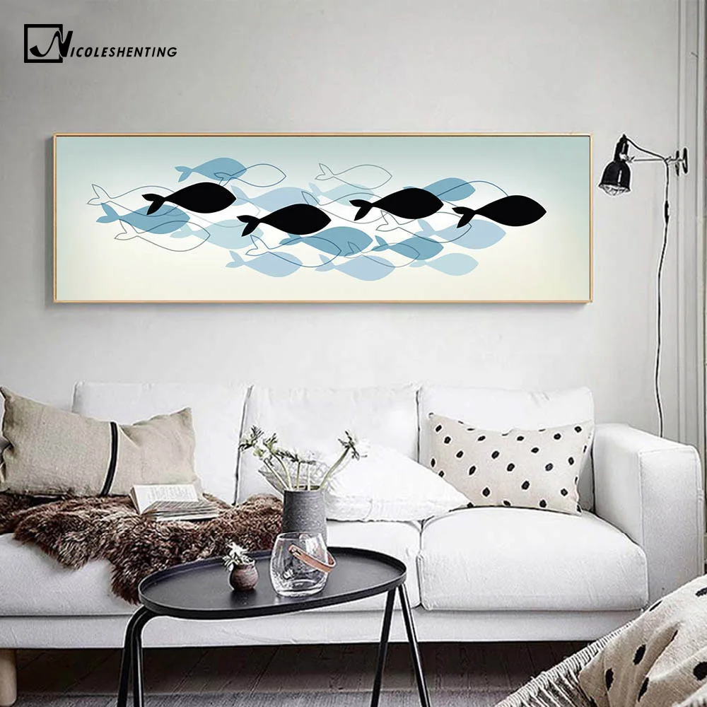 Nordic Art Fishes Canvas Poster Abstract Minimalist Art Painting Wall Picture Huge Print Home Living Room Bedroom Decoration
Nordic Art Fishes Canvas Poster Abstract Minimalist Art Painting Wall Picture Huge Print Home Living Room Bedroom Decoration