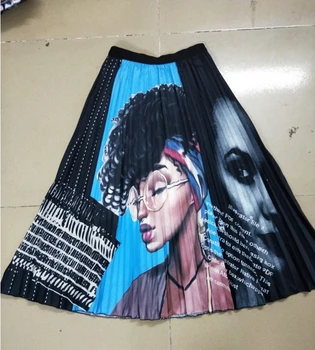 2019 Fashion New Women's Skirt beauty explosion head print elastic waist pleated A skirt Women Casual Cute faldas shein harajuku
2019 Fashion New Women's Skirt beauty explosion head print elastic waist pleated A skirt Women Casual Cute faldas shein harajuku