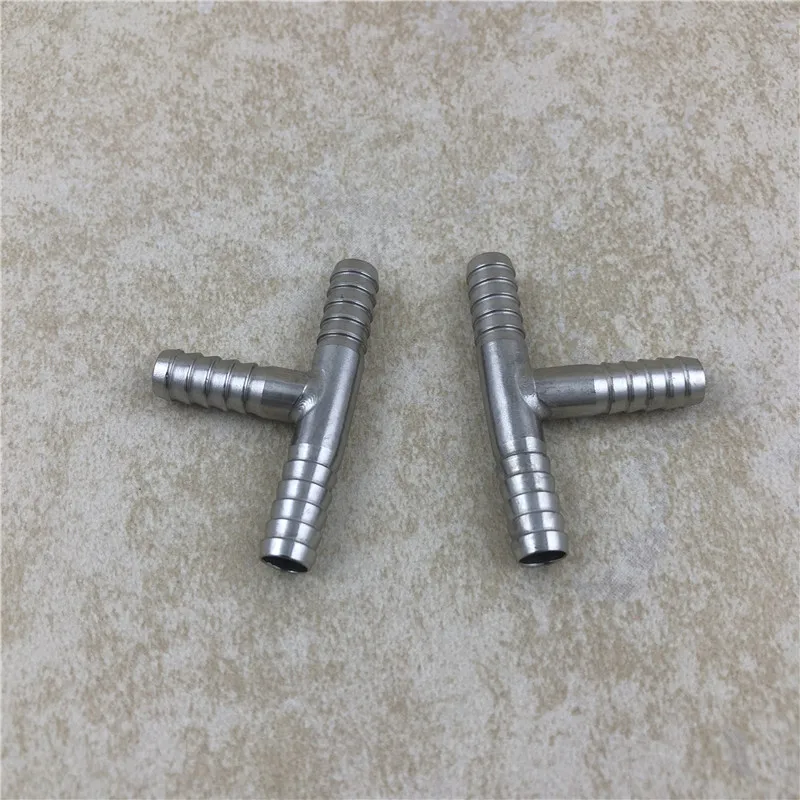 2pcs/lot Stainless Steel Hose Barb 5/16" Tee three-Way Draft beer hose Connector Tube Fittings for 8mm beer line
2pcs/lot Stainless Steel Hose Barb 5/16" Tee three-Way Draft beer hose Connector Tube Fittings for 8mm beer line