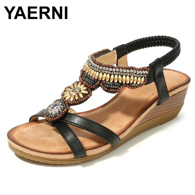 YAERNIWomen 2019Sandal Wedge Sandals Summer Shoes Woman String Bead Bohemia Sandalias Femenina Ladies Shoes And Sandal HeelsE854
YAERNIWomen 2019Sandal Wedge Sandals Summer Shoes Woman String Bead Bohemia Sandalias Femenina Ladies Shoes And Sandal HeelsE854