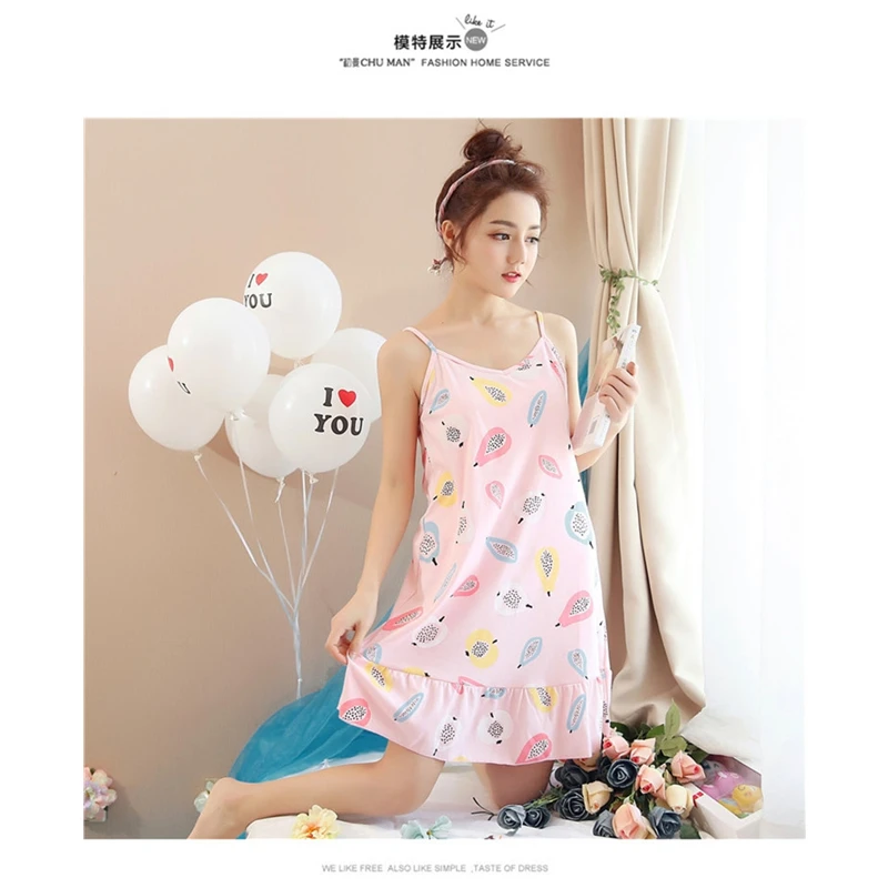 2018 Women Sleepwear Summer 100% Cotton Women Nightgown Cute Pink 3 Style Cartoon Casual Short Sleeve Female Sleepwear Nightwear
2018 Women Sleepwear Summer 100% Cotton Women Nightgown Cute Pink 3 Style Cartoon Casual Short Sleeve Female Sleepwear Nightwear