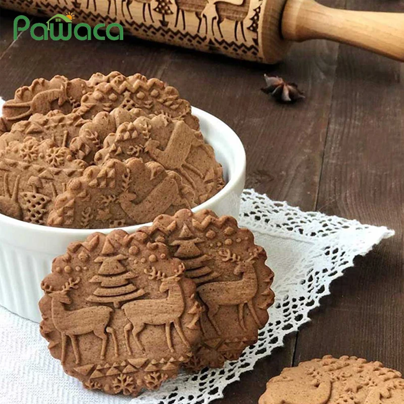 35cm 43cm Christmas Embossed Wooden Rolling Pins Reindeer Snowflake Baking Cookies Biscuit Fondant Cake Dough Engraved Roller
35cm 43cm Christmas Embossed Wooden Rolling Pins Reindeer Snowflake Baking Cookies Biscuit Fondant Cake Dough Engraved Roller