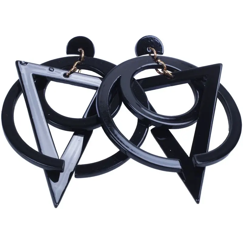 Women Earrings Classic Acrylic Double Circle Drop Earrings Retro Geometry Long Earrings Party Jewelry Gift
Women Earrings Classic Acrylic Double Circle Drop Earrings Retro Geometry Long Earrings Party Jewelry Gift