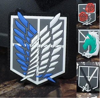 20pcs Attack on Titan Patch 3D Rubber PVC Tactical Emblem Military Morale Japan Badge Army Brassard Combat Armband Wholesale
20pcs Attack on Titan Patch 3D Rubber PVC Tactical Emblem Military Morale Japan Badge Army Brassard Combat Armband Wholesale