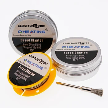 Prebuilt Coil Alien Clapton Fused Clapton Premade Coils NI90 clapton For RDA RTA Atomizer DIY Coil
Prebuilt Coil Alien Clapton Fused Clapton Premade Coils NI90 clapton For RDA RTA Atomizer DIY Coil