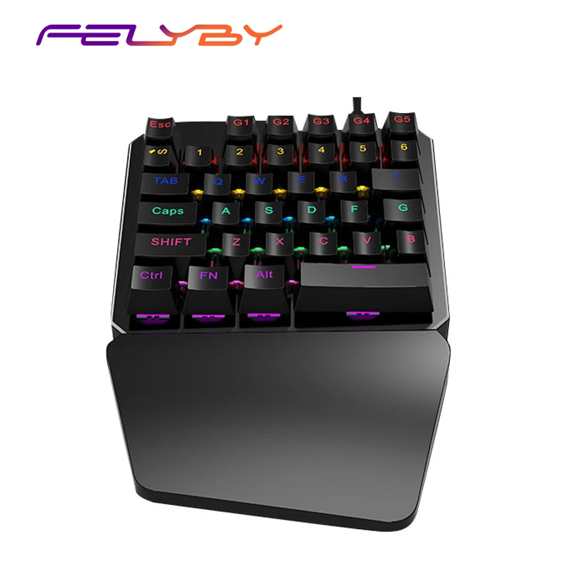 Single Hand Keyboard Android Mobile Phone Game Cable Mechanical Keyboard Mini Keypad
Single Hand Keyboard Android Mobile Phone Game Cable Mechanical Keyboard Mini Keypad