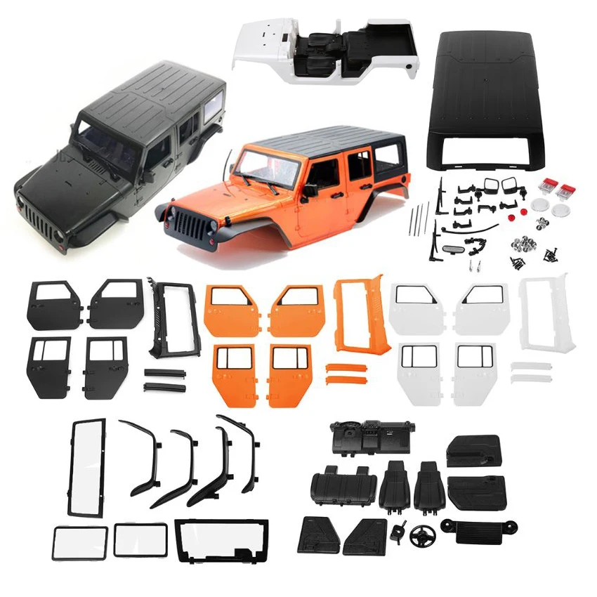 NEW 313mm Wheelbase RC Car Body Shell Hard Plastic for 1/10 RC Car Jeep Wrangler Axial SCX10-II 90046/90047 TRX4 Kit
NEW 313mm Wheelbase RC Car Body Shell Hard Plastic for 1/10 RC Car Jeep Wrangler Axial SCX10-II 90046/90047 TRX4 Kit