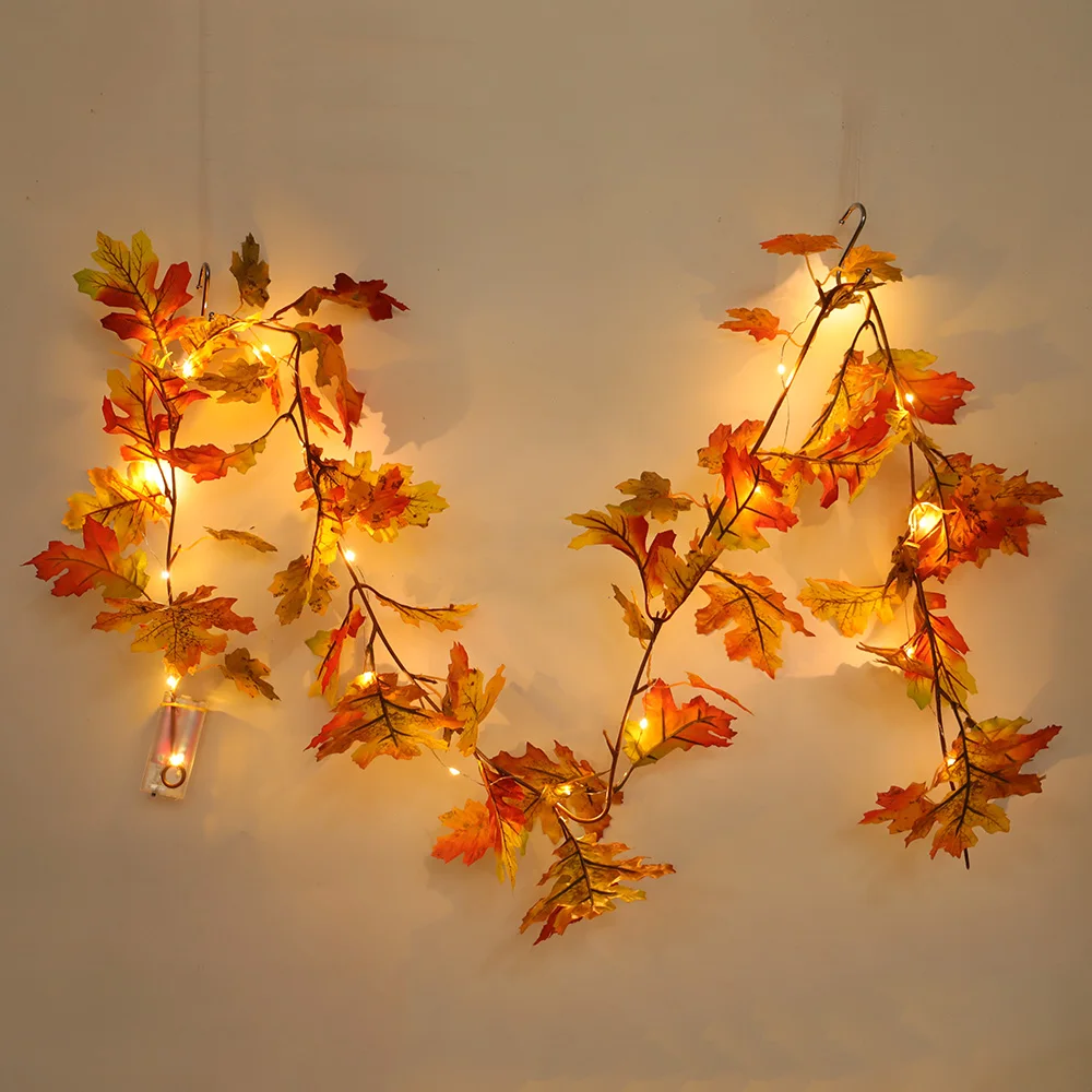 1.5M Christmas Decoration Maple Leaves Rattan Cane Artificial Flowers Hanging Vine Garland Wedding Home Party Garden Decor Plant
1.5M Christmas Decoration Maple Leaves Rattan Cane Artificial Flowers Hanging Vine Garland Wedding Home Party Garden Decor Plant