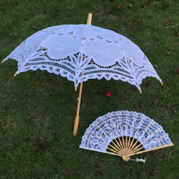 New Vintage Lace Umbrella & Lace Fan Handmade White & beige Battenburg Lace Parasol Umbrella Wedding umbrella
New Vintage Lace Umbrella & Lace Fan Handmade White & beige Battenburg Lace Parasol Umbrella Wedding umbrella
