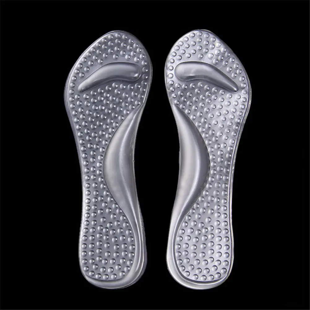 Прозрачная силиконовая подушка для ног поддержка свода стопы подкладки обуви