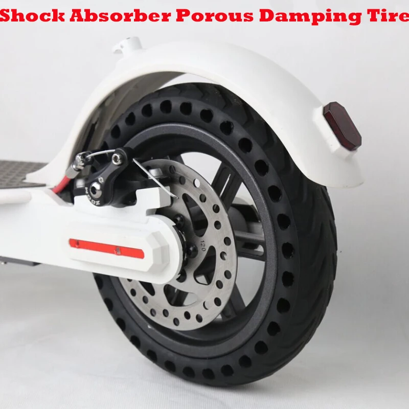 Xiaomi-Mijia-M365-Electric-Scooter-Skateboard-Hollow-Non-Pneumatic-Front-Rear-Tires-Reinforcing-Rib-Porous-Damping