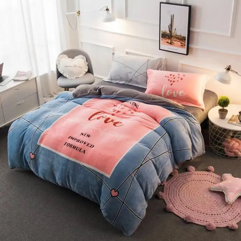 Coral Fleece Bedding Set Flannel 2018 3D High quality and simple printed bedding set Flannel and Coral fleece bed linen duvet c
Coral Fleece Bedding Set Flannel 2018 3D High quality and simple printed bedding set Flannel and Coral fleece bed linen duvet c