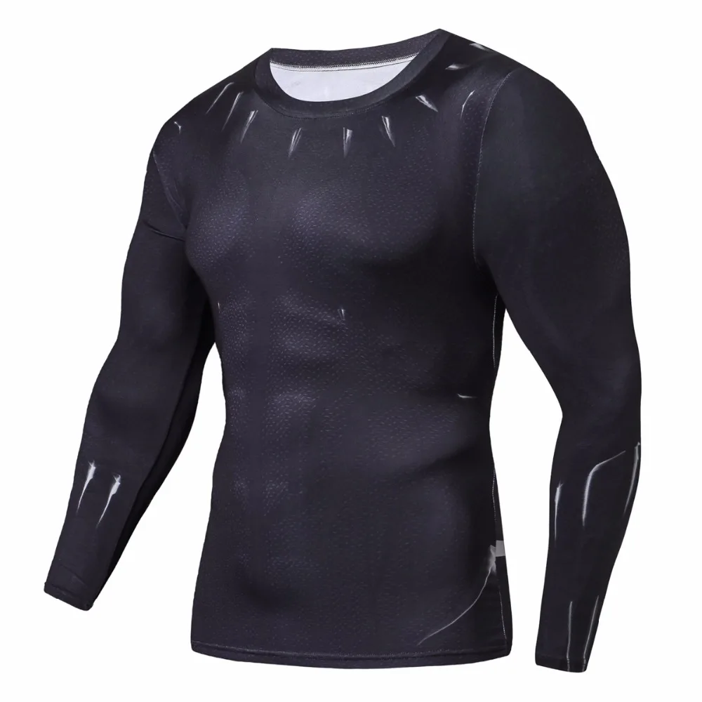 Raglan Sleeve Black Panther 3D Printed T shirts Men Compression Shirts 2018 NEW Crossfit Tops For Male BodyBuilding Clothing
Raglan Sleeve Black Panther 3D Printed T shirts Men Compression Shirts 2018 NEW Crossfit Tops For Male BodyBuilding Clothing