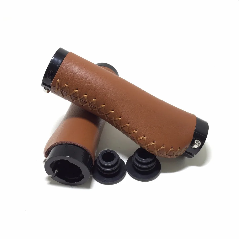 Q403 Top leather hand sewing bike mountain dead flying folding 100% leather retro sets can lock car Bicycle Grips Brown black
Q403 Top leather hand sewing bike mountain dead flying folding 100% leather retro sets can lock car Bicycle Grips Brown black