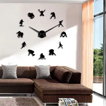 Rugby Player Play Rugby Decoration Clocks DIY Wall Clock American Football Large Big 3D Wall Watches Gift For Rugby Lover
Rugby Player Play Rugby Decoration Clocks DIY Wall Clock American Football Large Big 3D Wall Watches Gift For Rugby Lover