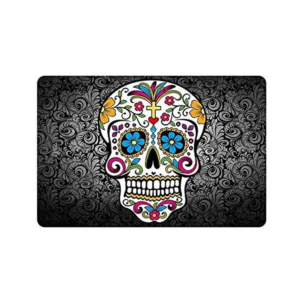 Thickness Sugar Skull And Flower Background Indoor Outdoors Floor Mat Gate Pad Cover Doormat
Thickness Sugar Skull And Flower Background Indoor Outdoors Floor Mat Gate Pad Cover Doormat