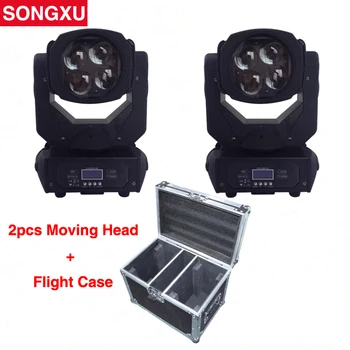 SONGXU 2 pieces 4x25W Colorful 9/15CH 130W LED Super Beam Moving Head Light With 2IN1 Flight case Packing /SX-MH0425
SONGXU 2 pieces 4x25W Colorful 9/15CH 130W LED Super Beam Moving Head Light With 2IN1 Flight case Packing /SX-MH0425