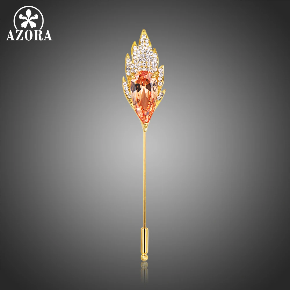 AZORA New Spring Champagne Cubic Zirconia Flower Brooch for Women Fashion Jewelry Gold Color Accessories Brooch Pin Gift TP0096
AZORA New Spring Champagne Cubic Zirconia Flower Brooch for Women Fashion Jewelry Gold Color Accessories Brooch Pin Gift TP0096