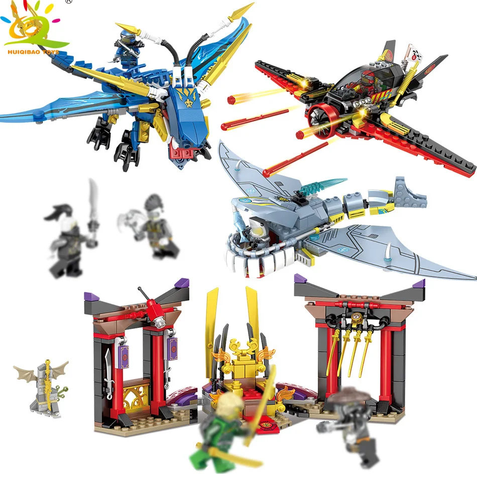 HUIQIBAO TOYS 829pcs Ninjaed Mech Dragon Building Blocks For Children Compatible Ninjagoed Movie Jay Kai Figure Bricks
HUIQIBAO TOYS 829pcs Ninjaed Mech Dragon Building Blocks For Children Compatible Ninjagoed Movie Jay Kai Figure Bricks