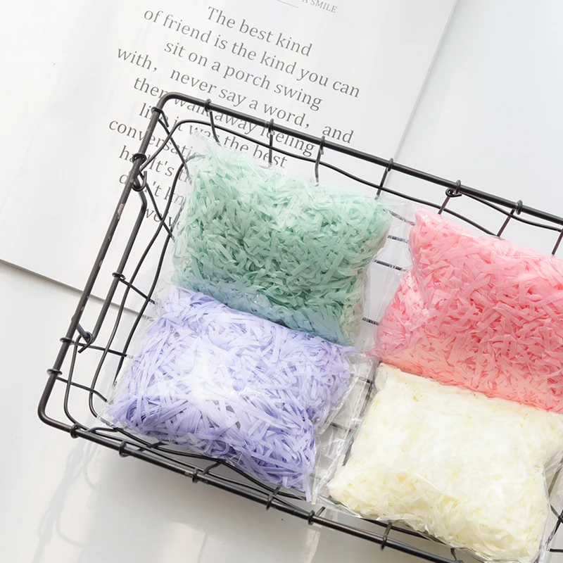 Colorful Shredded Paper Raffia Gift Box Filler Unicorn Party Wedding Party Decor Crinkle Cut Paper Shred Packaging Gift Bag 20g
Colorful Shredded Paper Raffia Gift Box Filler Unicorn Party Wedding Party Decor Crinkle Cut Paper Shred Packaging Gift Bag 20g