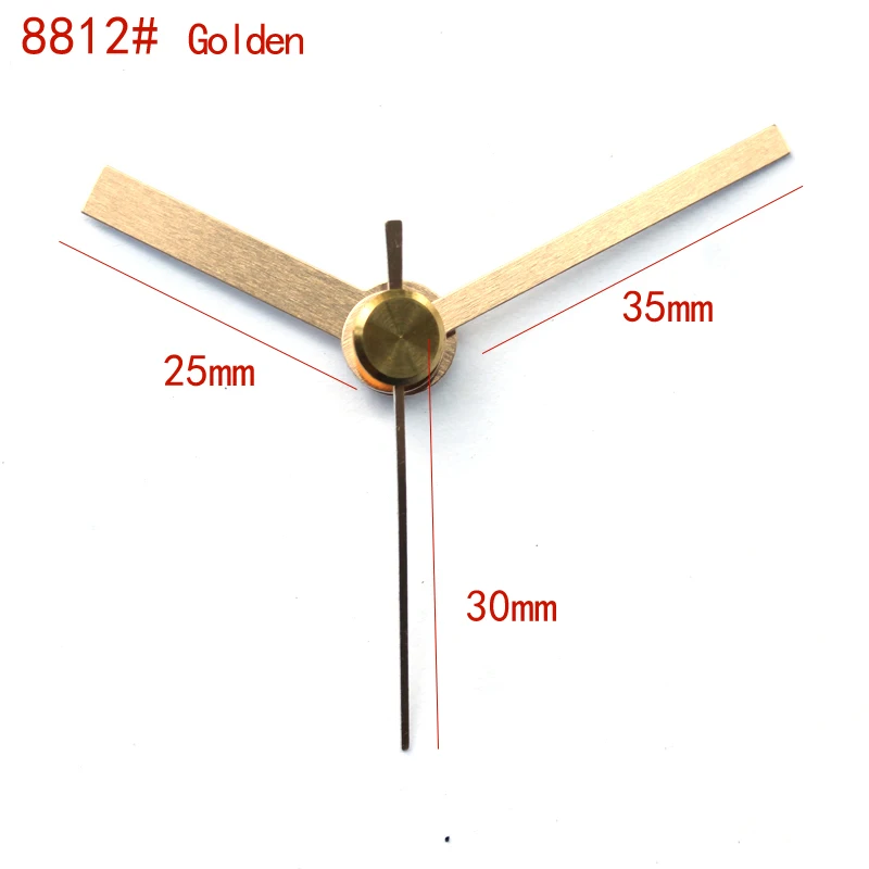 100sets S Shaft gold Clock Hands 8812# Quartz Clock Accessory DIY short Hands Metal Aluminum High quality DIY Clock kits
100sets S Shaft gold Clock Hands 8812# Quartz Clock Accessory DIY short Hands Metal Aluminum High quality DIY Clock kits