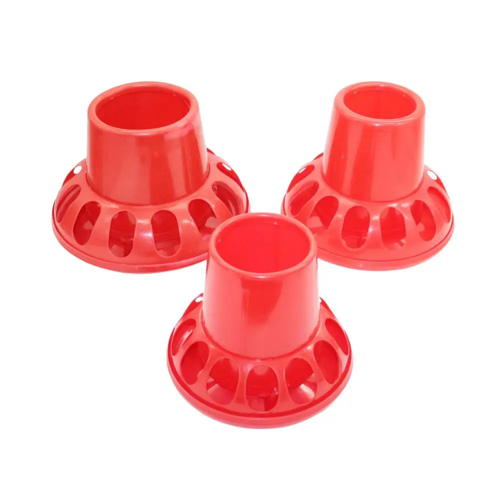 5Pcs Poultry Feeding Tools Red Plastic Chicken Feeders 1.5kg 2kg 3kg Quail Feed Bucket Poultry Farming Tools
5Pcs Poultry Feeding Tools Red Plastic Chicken Feeders 1.5kg 2kg 3kg Quail Feed Bucket Poultry Farming Tools