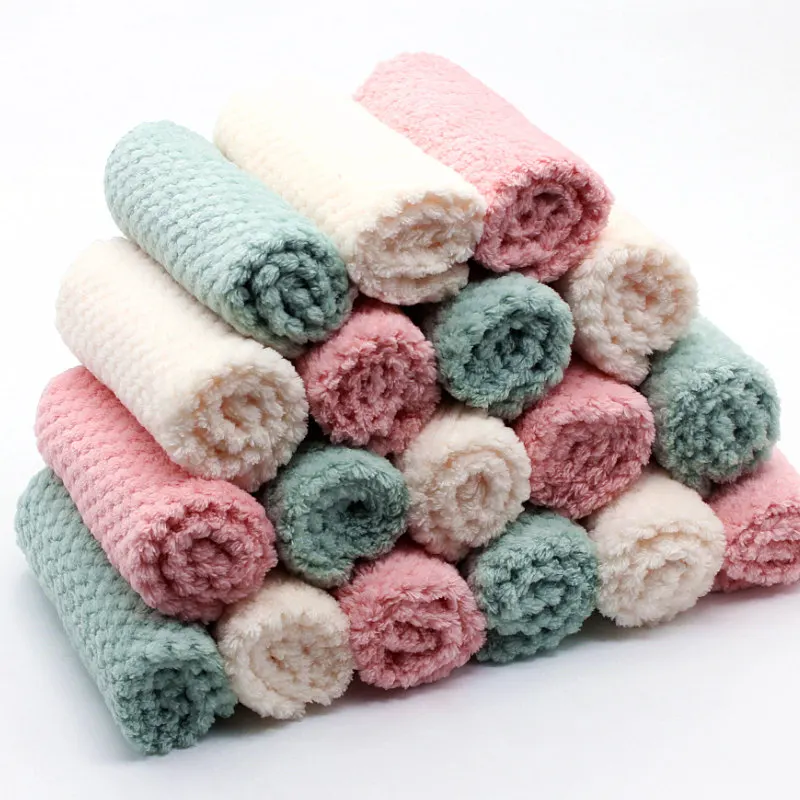 3 colors optional Cleaning Cloth Super Absorbent Microfiber Dish Pan Kichen bathroom Tableware Cleaning Towel Car Wash Gadgets
3 colors optional Cleaning Cloth Super Absorbent Microfiber Dish Pan Kichen bathroom Tableware Cleaning Towel Car Wash Gadgets