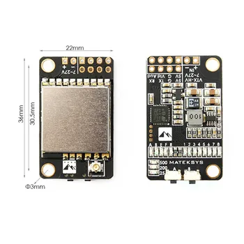 Matek 5.8G 40CH 25mW/200mW/500mW Switchable Video Transmitter VTX-HV w/ 5V/1A BEC Output For RC Quadcopter Models Spare Part
Matek 5.8G 40CH 25mW/200mW/500mW Switchable Video Transmitter VTX-HV w/ 5V/1A BEC Output For RC Quadcopter Models Spare Part