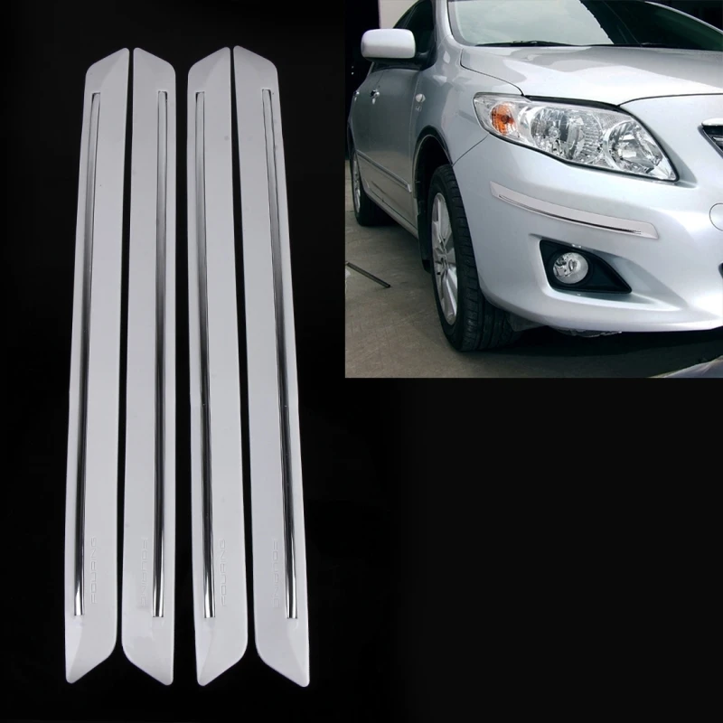 4 PCS Universal Car Auto Rubber Front Rear Body Bumper Guard Protector Strip Sticker
4 PCS Universal Car Auto Rubber Front Rear Body Bumper Guard Protector Strip Sticker