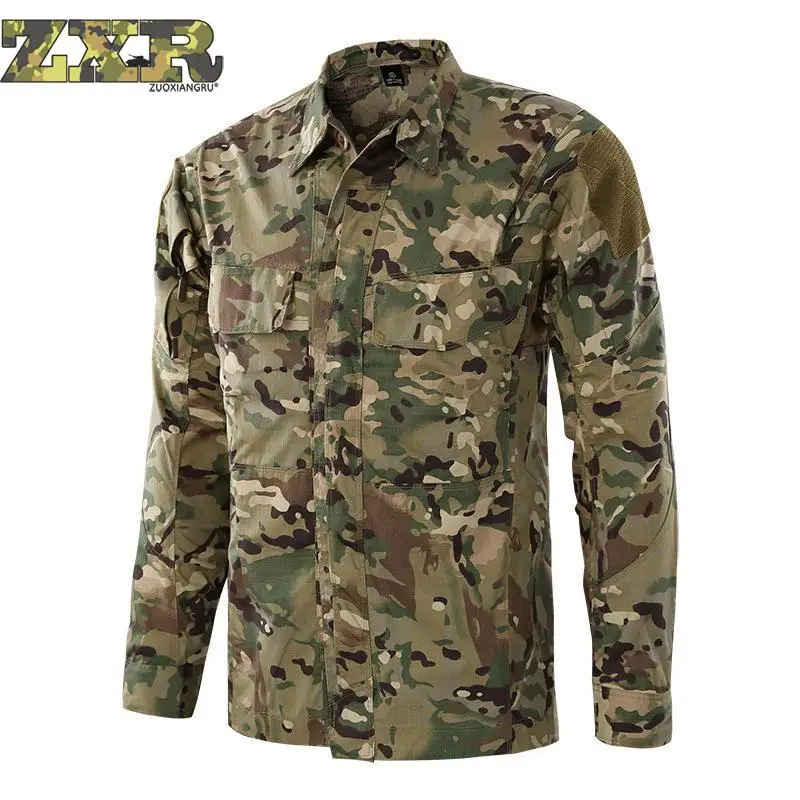 Zuoxiangru Mens Tactical Combat Uniform Camouflage Hunting Suit Wargame Paintball Army Polyester Clothing Tactical Shirts
Zuoxiangru Mens Tactical Combat Uniform Camouflage Hunting Suit Wargame Paintball Army Polyester Clothing Tactical Shirts