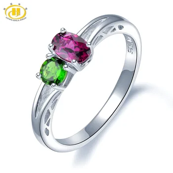 Hutang You and Me Natural Gemstone Rings Rhodolite Garnet Solid 925 Sterling Silver Ring Fine Stone Jewelry for Women Girls NEW
Hutang You and Me Natural Gemstone Rings Rhodolite Garnet Solid 925 Sterling Silver Ring Fine Stone Jewelry for Women Girls NEW