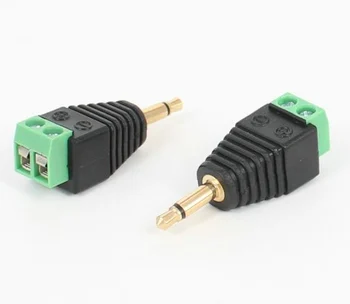 NEW 3.5mm TS Mono Male to 2 Pin Screw Terminal Female AUX Headphone Balum Converter Adapter 200pcs/lot
NEW 3.5mm TS Mono Male to 2 Pin Screw Terminal Female AUX Headphone Balum Converter Adapter 200pcs/lot