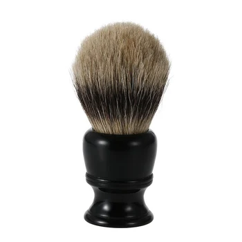 

Men Shaving Brush Luxury Badger Bristles Shaving Razor Brush Barber Salon Facial Beard Comb Cleaning Appliance Tool Metal Base