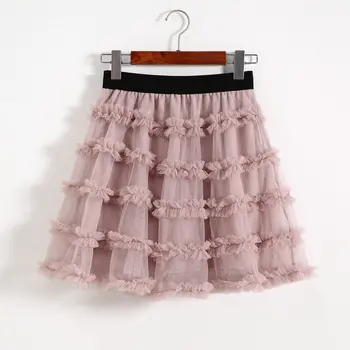 Faldas Mujer Polyester Cotton Skirt Saia Skirt Europe Ball Gown Empire America Real 2019 New Style Women's High Waist Gauze
Faldas Mujer Polyester Cotton Skirt Saia Skirt Europe Ball Gown Empire America Real 2019 New Style Women's High Waist Gauze