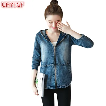 UHYTGF 2018 Spring Denim Jacket Women Korean Style Women Long Sleeve Top Female Jeans Jacket Fashion Ladies Jackets And Coat 190
UHYTGF 2018 Spring Denim Jacket Women Korean Style Women Long Sleeve Top Female Jeans Jacket Fashion Ladies Jackets And Coat 190