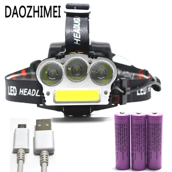 8000LM T6x3+COB LED Headlamp Hunting Red light Fishing headlights rechargeable super bright head-mounted outdoor headlights
8000LM T6x3+COB LED Headlamp Hunting Red light Fishing headlights rechargeable super bright head-mounted outdoor headlights