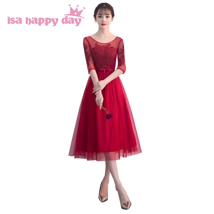 vestidos formales sweet 16 girls' graduate dress for 8th grade burgundy graduation dresses with sleeve 2019 for partys H4245
vestidos formales sweet 16 girls' graduate dress for 8th grade burgundy graduation dresses with sleeve 2019 for partys H4245