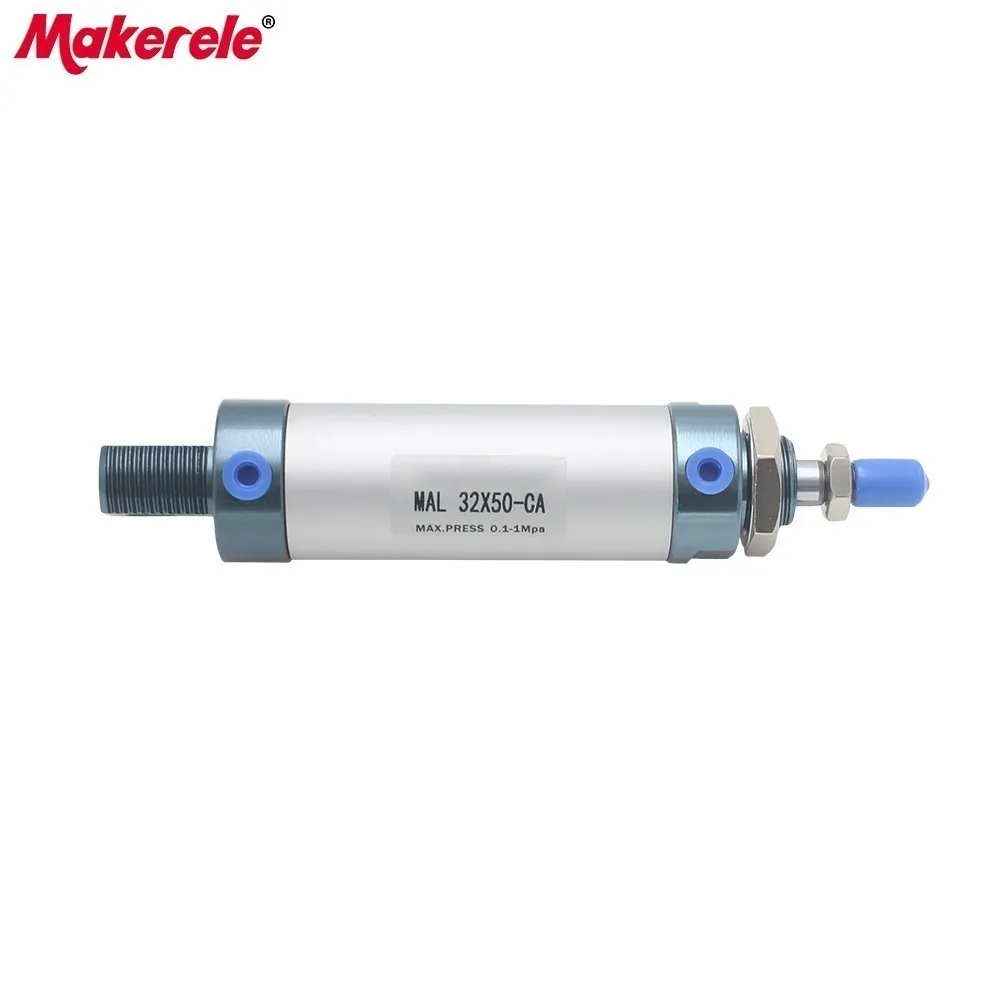 MAL Type Mini 32mm Bore Pneumatic Cylinder Double Acting Aluminum Alloy Cylinder 50 Stroke Air Piston MAL32-50-CA
MAL Type Mini 32mm Bore Pneumatic Cylinder Double Acting Aluminum Alloy Cylinder 50 Stroke Air Piston MAL32-50-CA