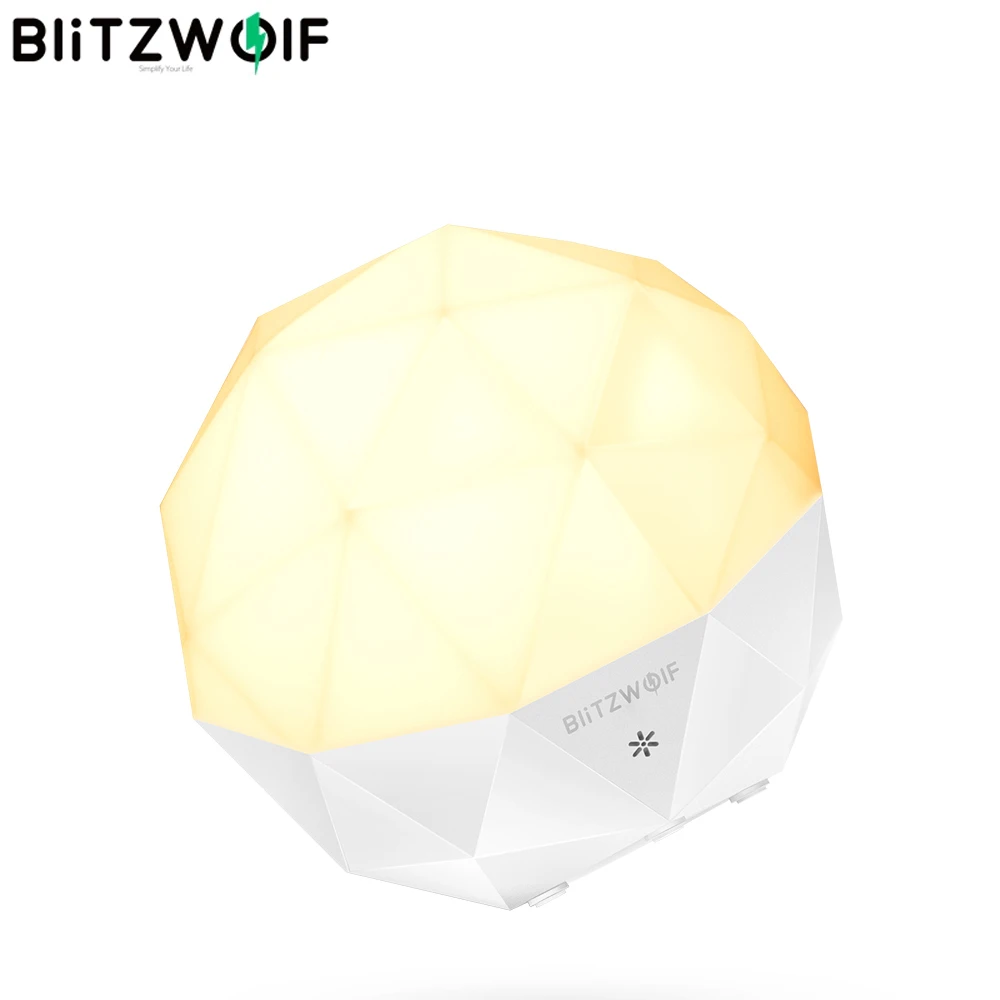 BlitzWolf BW-LT19 3000K USB зарядка Алмазный сенсорный датчик окружающей среды светильник