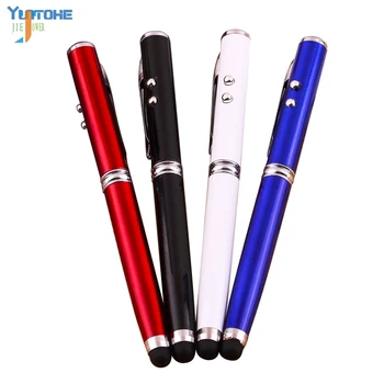 500pcs/lot Portable 4 In 1 Laser Pointer LED Torch Ball Pen Stylus Capacitive Touch Pen for IPhone Ipad Samsung Wholesale
500pcs/lot Portable 4 In 1 Laser Pointer LED Torch Ball Pen Stylus Capacitive Touch Pen for IPhone Ipad Samsung Wholesale
