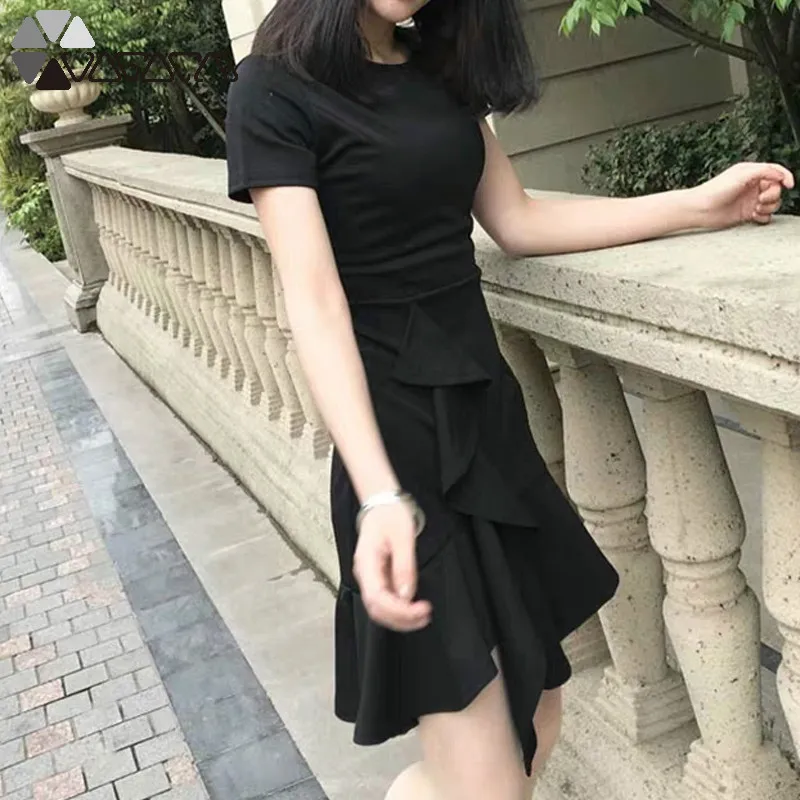 2019 Summer Bodycon Dress Korean Sexy Mini Dresses For Women Vintage Ruffle Beach Black Dress Elegant Ladies Dresses Vestidos 
2019 Summer Bodycon Dress Korean Sexy Mini Dresses For Women Vintage Ruffle Beach Black Dress Elegant Ladies Dresses Vestidos