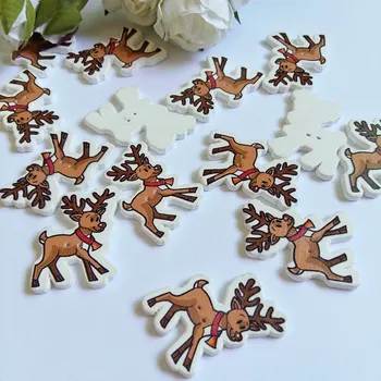 40Pcs Christmas deer Buttons 2 Holes Printing Wooden Buttons Decorative Christmas Scrapbooking Sewing Accessories
40Pcs Christmas deer Buttons 2 Holes Printing Wooden Buttons Decorative Christmas Scrapbooking Sewing Accessories