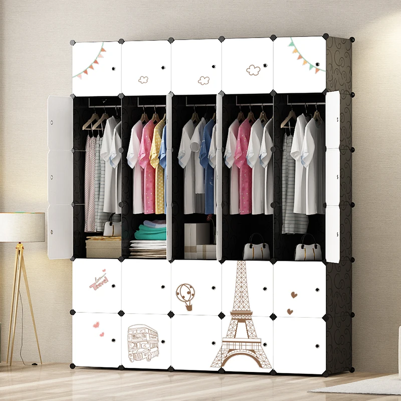 DIY Bedroom Wardrobe Storage Simple Furniture Assembly Rack Multi-grid Wardrobe Thickening Fold Portable Storage Cabinet
DIY Bedroom Wardrobe Storage Simple Furniture Assembly Rack Multi-grid Wardrobe Thickening Fold Portable Storage Cabinet