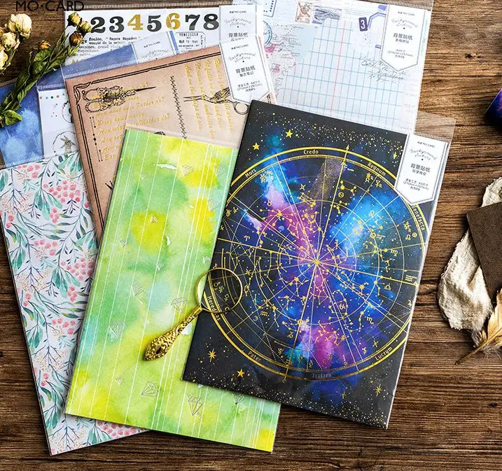 A4 Big Size Sticky Paper DIY Cutting Background Stickers 21*29.7cm Floral Universe Theme 8pcs/lot 2018 Journal Diary Deco Supply
A4 Big Size Sticky Paper DIY Cutting Background Stickers 21*29.7cm Floral Universe Theme 8pcs/lot 2018 Journal Diary Deco Supply